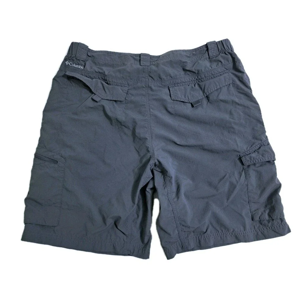 Columbia Cargo Shorts Men's 38 Silver Ridge Hiking Trail Utility Gray Fishing - Picture 6 of 9